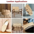 thumbnail image 6 of European Leather Work 9-10 oz. 3.6-4 mm Size: 1-1/2"x72" Vegetable Tanned Cowhide Full Grain Import Tooling Leather Belt Blanks, Straps/Strip for DIY & Craft, Harness, Holsters, 6 of 9