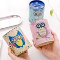 thumbnail image 4 of Creative Vintage Tinplate Cylinder Piggy Cartoon Colorful Geometric Owl, 4 of 7