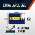 thumbnail image 5 of Rio Salto Security Magnet for Car Magnet Security Magnets for Vehicles Security Magnetic Signs for Vehicles Security Car Accessories Magnetic Signs Reflective Extra Large Patrol 2 12" x 8", 5 of 5