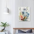 thumbnail image 3 of COMIO  Floral Canvas Wall Art Pictures for Wall, Flowers Canvas Pictures Modern Artwork Blossom Wall Decor for Bedroom Living Room, 3 of 4