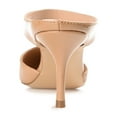 thumbnail image 4 of Journee Womens Maevali Mules Mid Stiletto Pointed Toe Pumps, 4 of 10