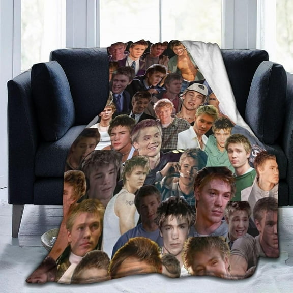 Chad Michael Murray Fleece Blanket Throw Blanket for Couch - Cozy Luxury Bed Blanket Microfiber and Throws for Sofa