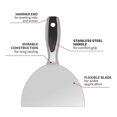thumbnail image 5 of -knife 6 Inch,one Piece Premium Polished All-stainless Steel Scraper Tool For Drywall Finishing, 5 of 5