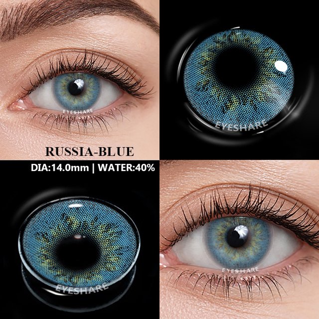 EYESHARE Lentes De Contacto De Color Natural 2 Piezas De Contactos Coloridos Para Cosméticos De Ojos Marrones Maquillaje