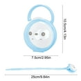 thumbnail image 3 of YiJuHui 1pcs Silicone Pacifier Clip Holder with Case, Cute Cartoon Design, Soft Elastic Teether Leash, Secure Drop-Resistant, Portable Storage for Travel and Daily Use, 3 of 9