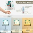 thumbnail image 5 of Dinosaur Driver Sun LED Desk Lamp Table Lamp USB Bedside Nightstand Small Lamp for Bedroom Living Room Kids Room, 5 of 8