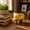 Gold-GD, variant on MMJ Resin Elephant Figurine Decorative Sculpture 3 Colors Gold Black White Modern Home Accent Shelf Desk Ornament Gift