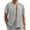 Gray, variant on Casual Tops for Men,Short Sleeve Shirts for Men,Shirts for Men Summer Short Sleeve Collar Solid Color Cloth Breathable Button Casual Tops