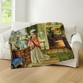 thumbnail image 4 of CafePress - Grimshaw: Summer (1875) Throw Blanket - Soft Fleece Throw Blanket, 50"x60" for All Ages, 4 of 4