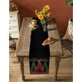 thumbnail image 5 of Red Green Christmas Tree Table Runner 36 Inches, Xmas Buffalo Plaid Winter Snowflakes Bed Runner Dresser Scarves Tabletop for Indoor Outdoor Parties/Ceremony/Banquet, 13"x 36", 5 of 8