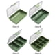 thumbnail image 1 of Caja de cebo para aparejos de pesca, equipo de contenedor de cebo para señuelos de peces (2 rejillas), 1 of 5