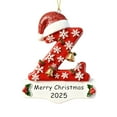 thumbnail image 2 of Personalized A-Z Letter Ornament,Christmas Ornaments 2025 - Custom Ornaments,3D Acrylic Name Ornament for Christmas Tree, Xmas Gifts for Family Friend,Z, 2 of 9