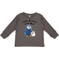 thumbnail image 3 of Inktastic Happy Birthday, Grandpa- Cute Penguins Boys or Girls Long Sleeve Toddler T-Shirt, 3 of 5