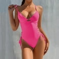 thumbnail image 2 of KDFJPTH Women's One Piece Swimsuits Hot Pink Swimming L, 2 of 7