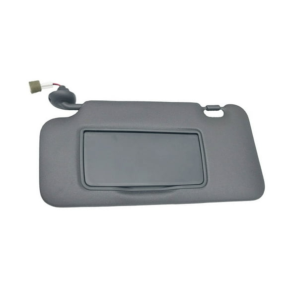 Car Left Side Sun Visor Panel With Makeup Mirror Kit For Honda Vezel HR-V 2016-2022, Replace 83280-T7W-A12ZA Front Driver Side Sunvisor Sun Blocker With Light-Main driver-left-dark grey