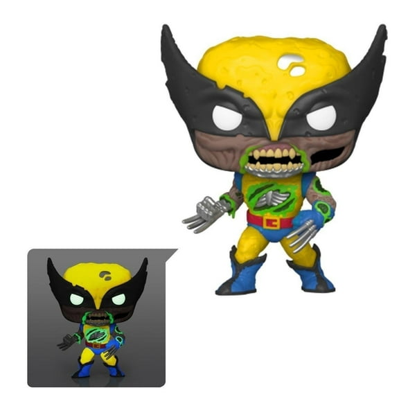 Funko POP Marvel Zombies Wolverine Glows in Dark Logan Special Ed Figure #662
