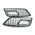 thumbnail image 3 of Ladcaser Honeycomb Front Grill Fog Light Grille Covers Compatible for Audi A4 B8PA 2013-2016, 3 of 10