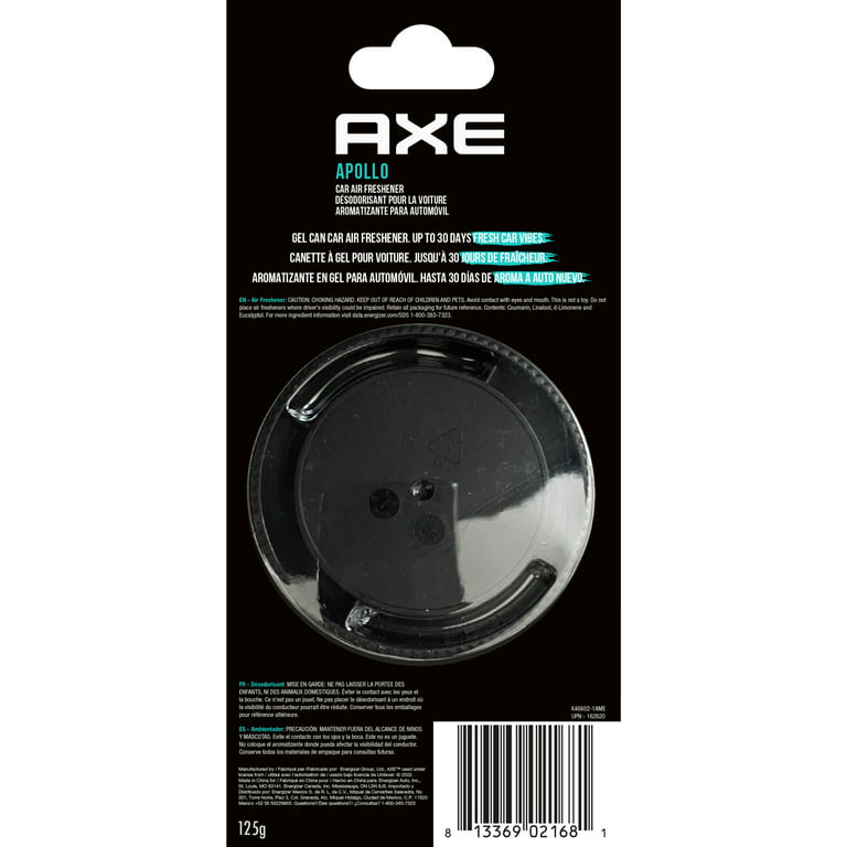 Axe Gel Can Car Air Freshener (Apollo Scent, 1 Pack), Size: 1 ct