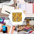 thumbnail image 6 of FORMRS 1-Subject Spiral Notebook 8" x 5" College Ruled 60 Refillable Sheet A5 Hard Cover, 2 Pack, Yellow Sardines Pattern, 6 of 7