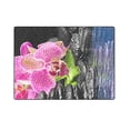thumbnail image 3 of CADecor Pink Orchid And Stones In The Water Couch Sofa or Bed Fleece Blanket Throw 58x80 inches, 3 of 3