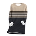 thumbnail image 4 of Bovemsi Womens Sweatshirts Fashion Casual Warm Sweatshirt Long Sleeve Soft Printed Shirt Ladies Winter Tops Fall Fashion Outfits 2025 Clothes, 4 of 5