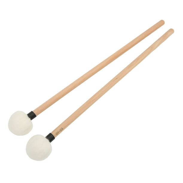 Ymiko 16.5 cm 4 pièces en acier langue tambour maillet enfants baguette  percussion pièces d'instruments 