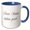 Blue/White, variant on 3drose, Dear Santa, Define Good., 15oz Mug