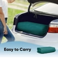 thumbnail image 2 of Quictent Carport Replacement Tarp Canopy Top Cover with Edge with Bungees Balls, for 10x20 ft Garage Party Tent Shelter - Green, One Roof Only, 2 of 8