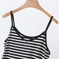 thumbnail image 6 of Plus Size Halter For Women Stripes Spaghetti Strap V Neck Tank Tops Casual Loose Stylish Basic Camisoles (4XL, Silver), 6 of 9