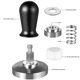 thumbnail image 5 of Prensa de polvo de café espresso calibrada para barista, 51 mm con base plana, acero inoxidable 304,, 5 of 7