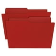 thumbnail image 3 of UOFFICE File Folder Letter Size 1/2 Cut Tab , Deep Red, 100 Count, 1 Pack, 3 of 9