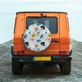 thumbnail image 4 of Haiem Spare Tire Cover , Wheel Cover with Elephant Tree printed, Camper Spare Tire Cover Fit for Jeep Wrangler Rv SUV Truck Travel Trailer-14 inch, 4 of 8