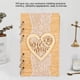 thumbnail image 4 of Accesorio Decorativo Perfecto Libro De Invitados De Madera, Libro De Mensajes De Boda, Apariencia Atractiva Para Fiestas De Compromiso De Bodas Para Reuniones De Aniversarios ANGGREK JM01184, 4 of 8