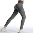 thumbnail image 5 of AXXD Yoga Pants for Women,Athletic Legging,Women Athletic Yoga Casual Stetch Shorts,Solid,High Waist Rise,Butt LiftingBlack,S (US:4), 5 of 6