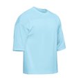 thumbnail image 2 of Cmfcve Round Neck T-shirts for Men Stretch Mesh Top Blouses Short Sleeve Pullover Sports T-shirt, 2 of 5