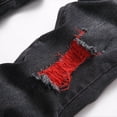 thumbnail image 6 of JIAYUE Boys Solid Color Jeans High Street Fashion Casual Pockets Zipper Button Spring Autumn Ankle-Length For Kids Comfortable Stretch Denim Pants, 6 of 6