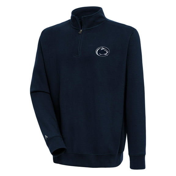 Men's Antigua Navy Penn State Nittany Lions Victory Quarter-Zip Pullover Top