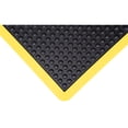 thumbnail image 1 of Zenith Safety Products Anti-Fatigue Dome Mat, 24 by 36-Inch, Rubber, Yellow/Black, 1 of 2