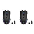 thumbnail image 1 of 2X Wireless Mouse Mouse Jiggler Mouse Mover LED Rechargeable 2.4G Mause Ergonomic Mini Mouse USB Optical Mice 1600 DPI, 1 of 5