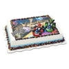Super Mario- Rainbow Road Sheet Cake