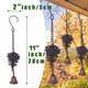 thumbnail image 4 of Carrilln De Viento Metlico Con Forma De Pia, Decoracin Para Jardn O Exteriores, Construccin De Acero Resistente, Acabado Inoxidable, Ideal Para Patios, Jardines Y Terrazas. Sonido, Ukhbmc, 4 of 9