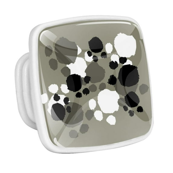 4PCS Square Cabinet Fluorescence Knob Glowing in the Dark Furniture Drawer Pulls Handle with Screws Paw