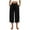Black, variant on Kaemgyyd Capri Pants for Women Drawstring Wide Leg Casual Loose Lounge Cropped Trousers with Pocket High Waist Flowy Beach Capris