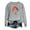 Gray-Halloween Shirts, variant on Inverlee Women's Halloween Sweatshirts Plus Size Pumpkin Ghost Graphic T-shirt Going Out Round Neck Sweatshirt Long Sleeve Tunic Pullover Tops Halloween Costumes