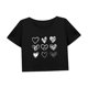 thumbnail image 4 of Ropa corta para mujer, camiseta corta suave y elegante para el trabajo, la playa y el camping M, 4 of 7