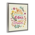 thumbnail image 3 of Stupell Industries Eclectic Never Too Old Inspiring Quote Gray Floating Frame Canvas Art, 17 x 21, by Irene Chan, 3 of 8