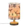 thumbnail image 7 of Yayeee Table Lamp for Bedroom Nightstand LED Portable Bedside Warm Light, Plaid Deer, 7 of 7