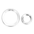 thumbnail image 3 of 2Pcs Aluminum Alloy Multimedia Control Center Knob Ring Trim Fit for Alfa Romeo Giulia/Stelvio 2020Silver, 3 of 7