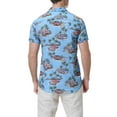 thumbnail image 6 of Damipow Hawaiian Shirts for Men Short Sleeve Aloha Beach Shirt Floral Summer Casual Button Down Shirts(S-2XL), 6 of 6