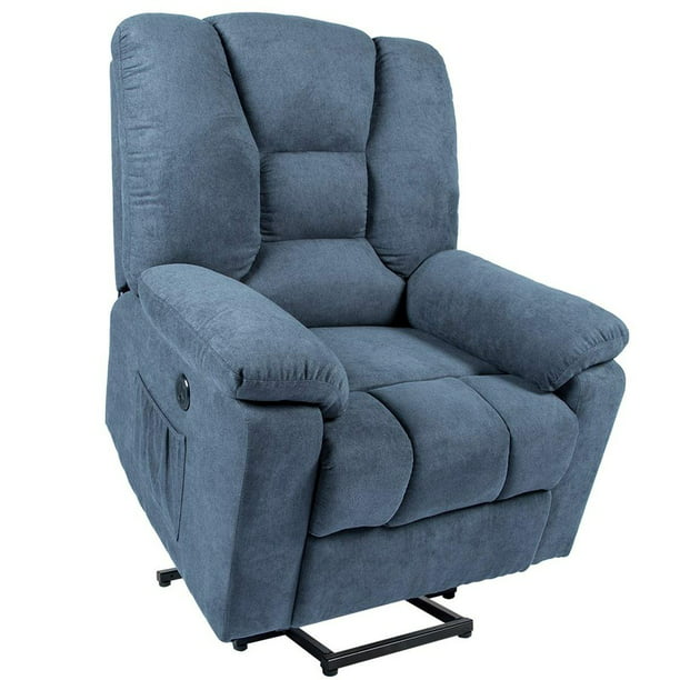 Microfiber Power Lift Electric Recliner, Power Recliner Chair With Remote